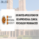 LPU Invites Applications for RCI Approved MA Clinical Psychology Program 2025